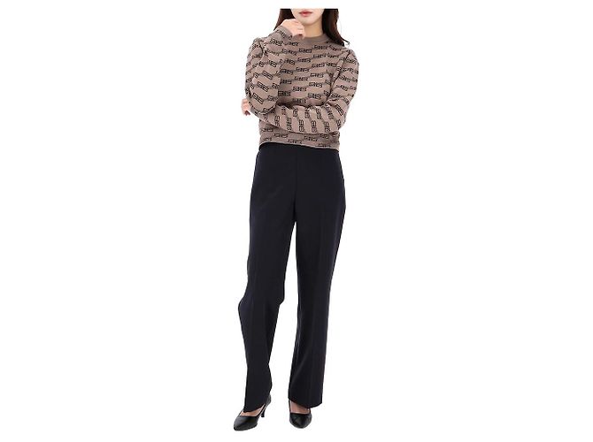 Balenciaga Pull en maille Lucky Chance BB Monogram Taille Rouge - vue 10