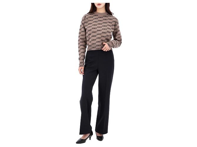 Balenciaga Pull en maille Lucky Chance BB Monogram Taille Rouge - vue 12