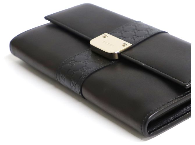 Cartera larga Gucci Black Cima Sukey Negro - vista 10