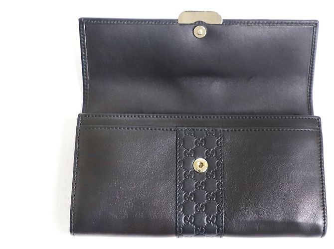 Cartera larga Gucci Black Cima Sukey Negro - vista 11