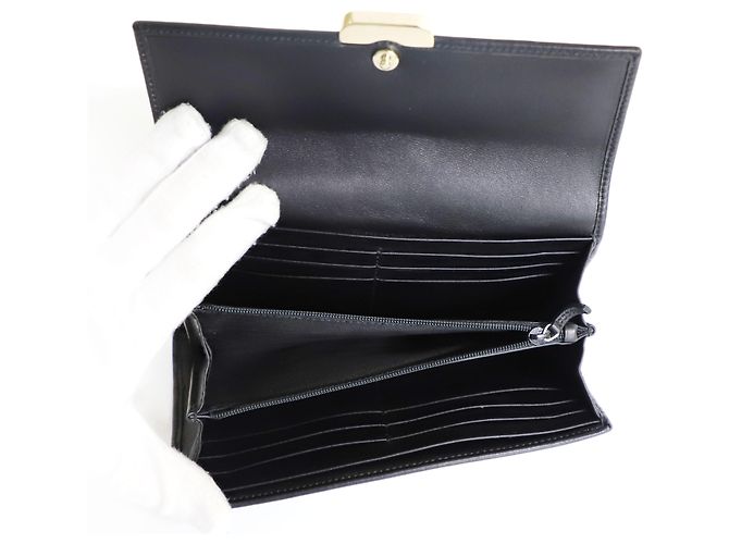 Cartera larga Gucci Black Cima Sukey Negro - vista 12