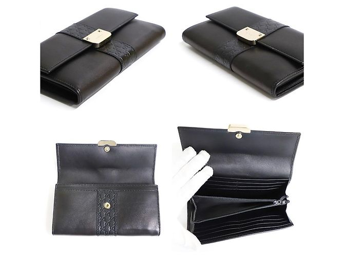 Cartera larga Gucci Black Cima Sukey Negro - vista 13