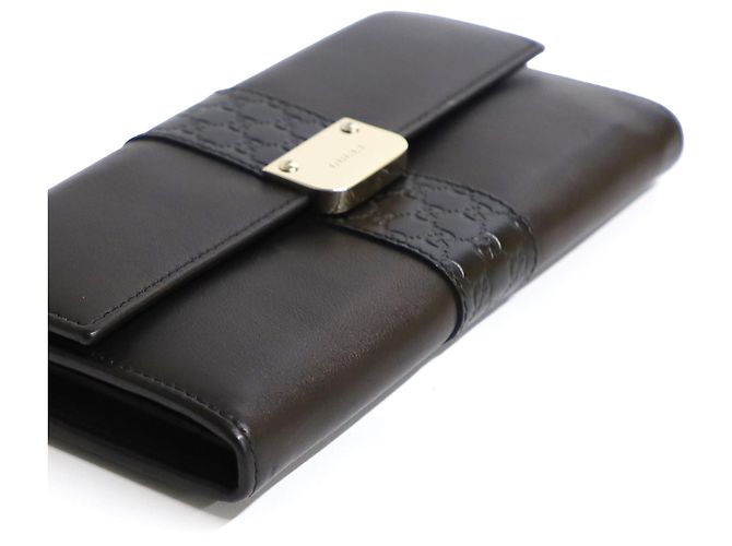 Cartera larga Gucci Black Cima Sukey Negro - vista 9