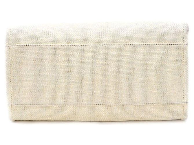 Chanel Bolso Tote Deauville Large y Bolso de Hombro Amarillo - vista 7