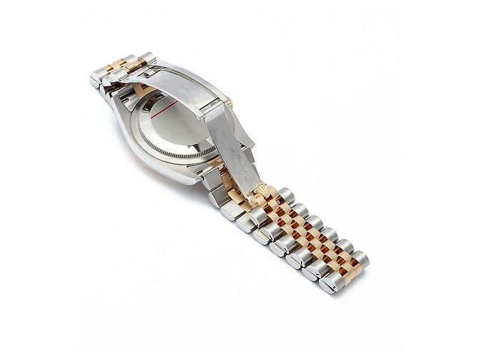 Rolex Orologio Datejust da uomo con quadrante grigio combinato e diamanti originali Marrone - vista 16