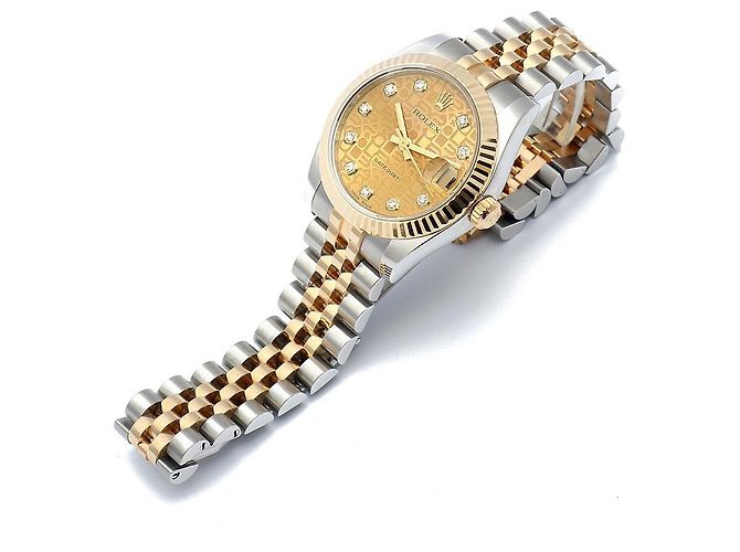 Rolex Datejust Medium Original Diamond Computer Dial Ladies' Combi Watch Warranty Golden - Ansicht 15