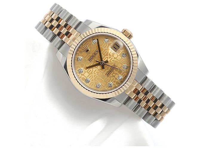 Rolex Datejust Medium Original Diamond Computer Dial Ladies' Combi Watch Warranty Golden - Ansicht 21