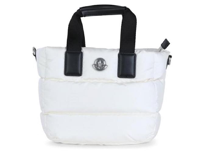 Moncler Mini borsa tote Caradoc Bianco - vista 4