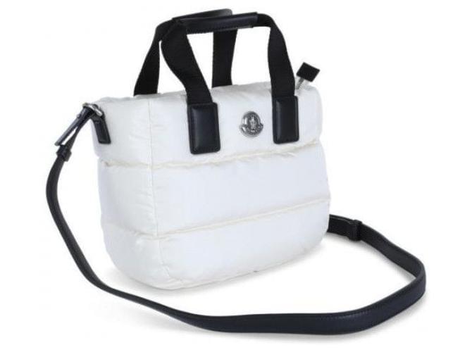 Moncler Mini borsa tote Caradoc Bianco - vista 7