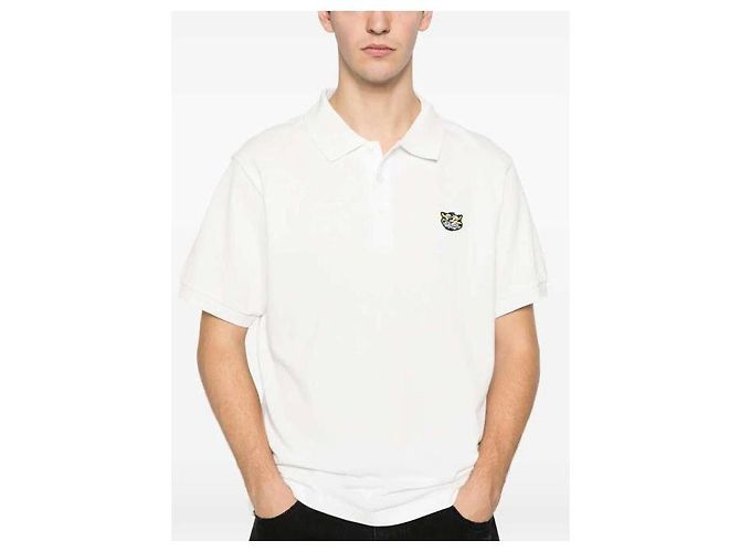 Kenzo Polo Slim de algodão Wild Tiger - vista 8