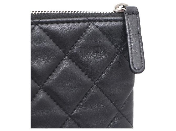Chanel Clutch Grande Classica in Pelle Nera Nero - vista 11