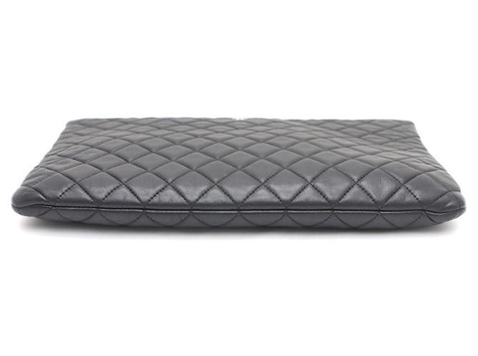 Chanel Clutch Grande Classica in Pelle Nera Nero - vista 13