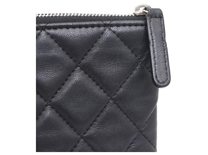 Chanel Clutch Grande Classica in Pelle Nera Nero - vista 4