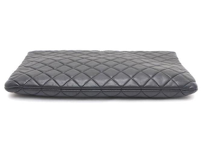 Chanel Clutch Grande Classica in Pelle Nera Nero - vista 6