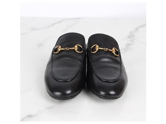 Gucci Mocassino in pelle Kings Horsebit Nero - vista 3