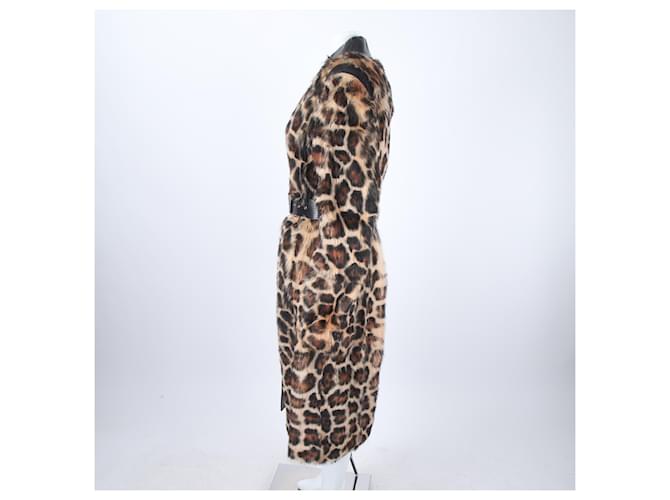 Givenchy Abrigo de piel de leopardo Castaño - vista 2