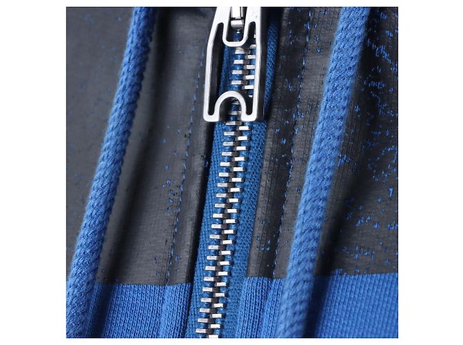 Giacca con cappuccio e zip Balenciaga Blu - vista 4