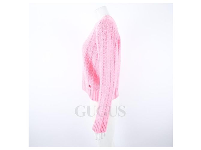 Chanel Top a maniche lunghe in cashmere - vista 2