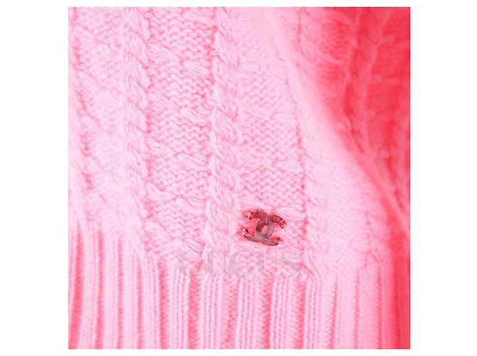 Chanel Top a maniche lunghe in cashmere - vista 4