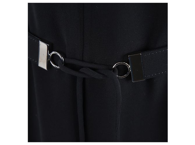 Hermès Abito in seta Hermes Nero - vista 4