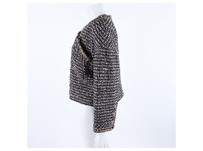 Chanel Tweed-Jacke Mehrfarben - Ansicht 2