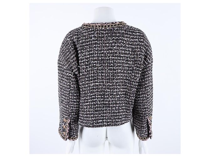 Chanel Tweed-Jacke Mehrfarben - Ansicht 3