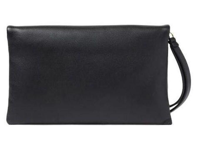 Fendi Pochette in pelle nappa Nero - vista 5