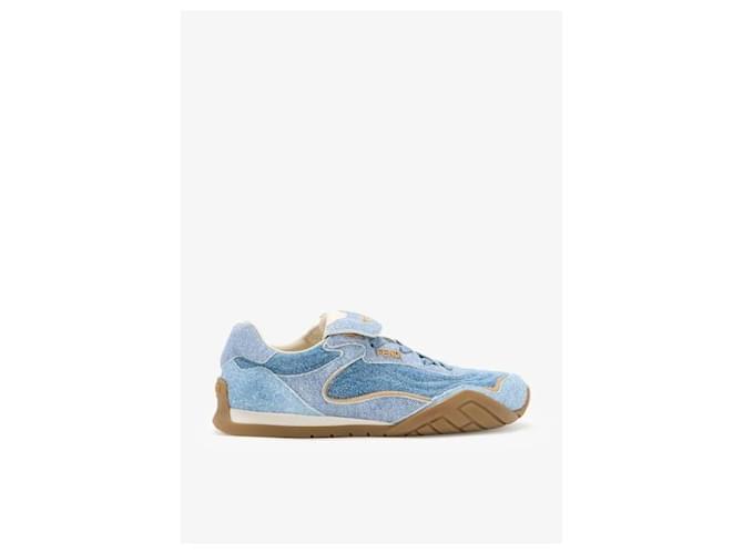 Fendi Sneakers Wave Pulse Blu - vista 4