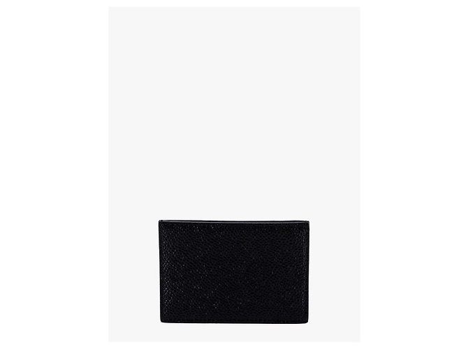 Thom Browne Tarjetero sencillo de piel granulada - vista 9