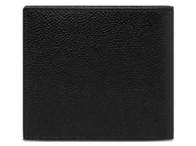 Thom Browne Cartera bi-fold Hector en piel granulada - vista 5