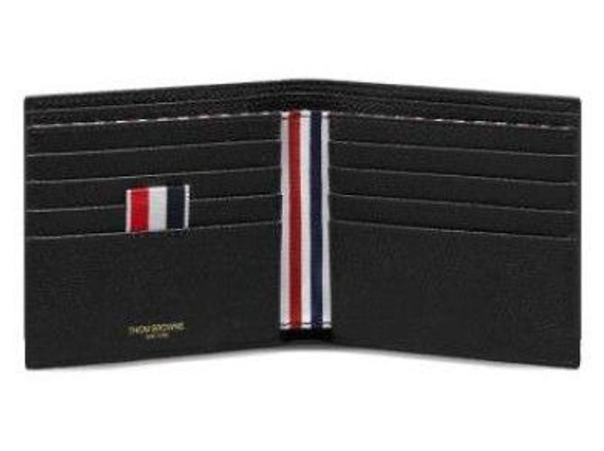 Thom Browne Cartera bi-fold Hector en piel granulada - vista 6