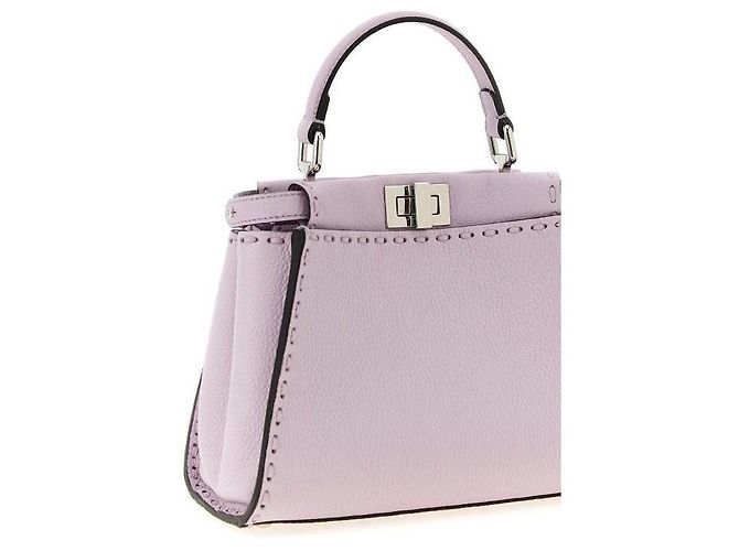 Fendi Mini Peekaboo Tasche Lila - Ansicht 6