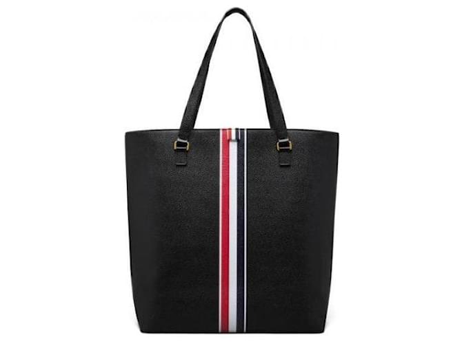 Thom Browne Vertikaler Tote Bag Schwarz - Ansicht 4