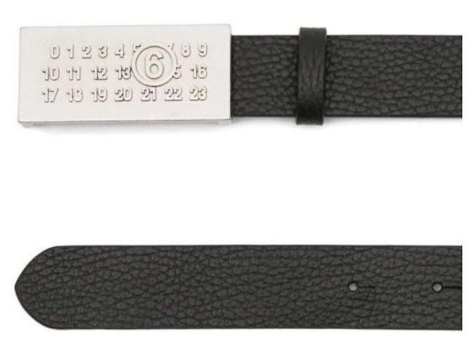Maison Martin Margiela Numeric Ledergürtel - Ansicht 6