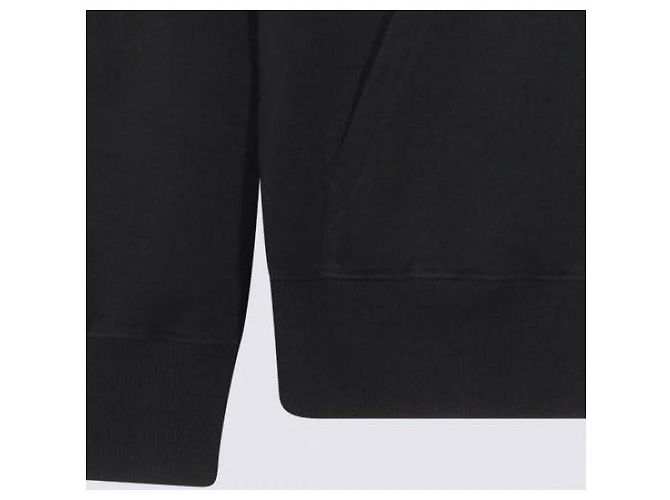 Maison Martin Margiela Moletom com capuz numérico Preto - vista 7