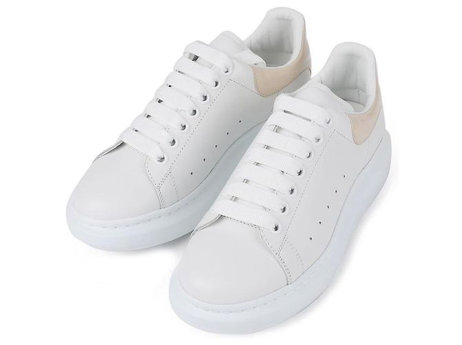 Alexander Mcqueen Sneakers Oversized Bianco - vista 3