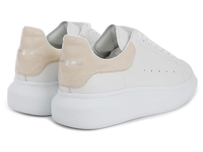 Alexander Mcqueen Sneakers Oversized Bianco - vista 8