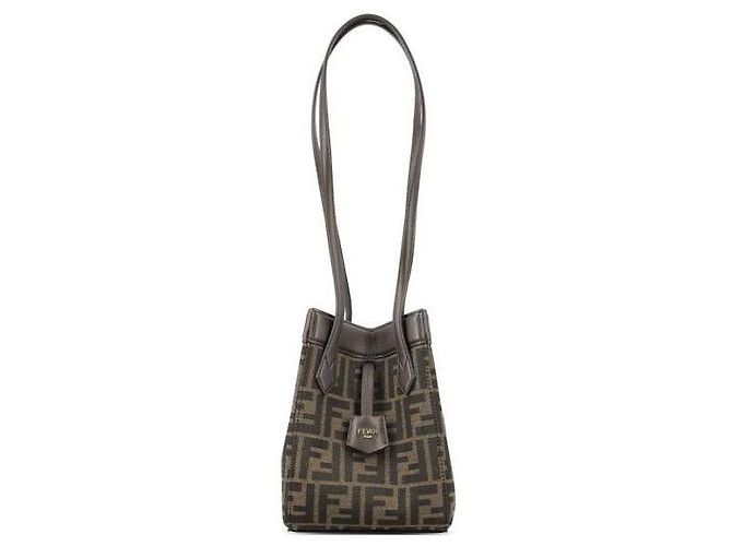 Fendi Borsa Origami Mini FF Jacquard - vista 4