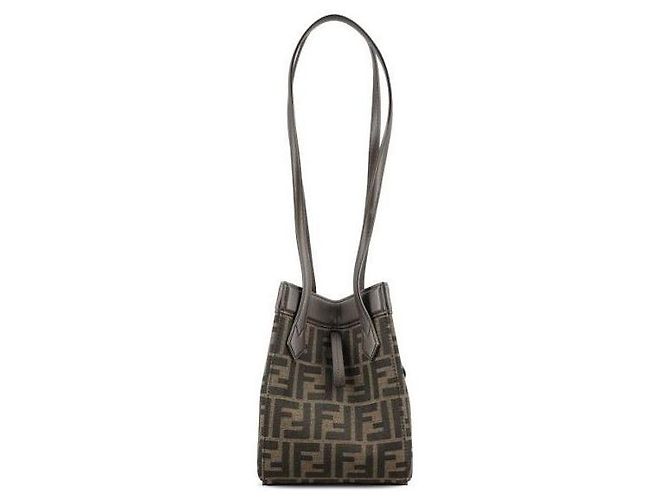 Fendi Borsa Origami Mini FF Jacquard - vista 5