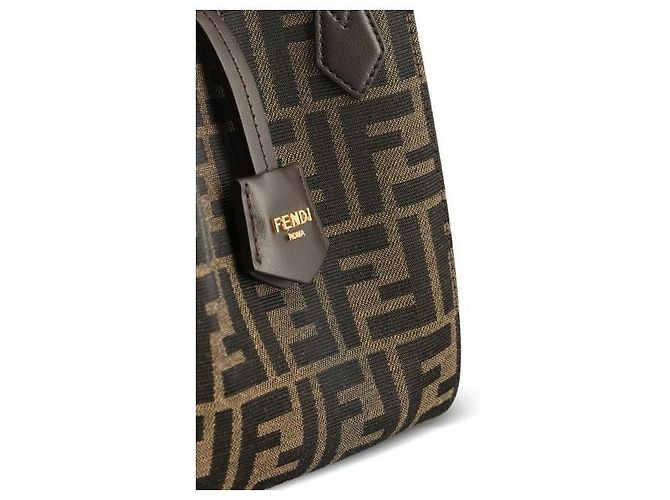 Fendi Borsa Origami Mini FF Jacquard - vista 7