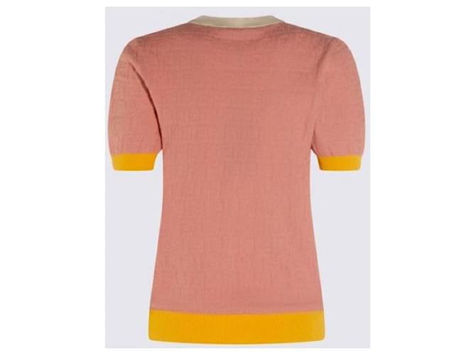 Fendi Suéter de algodón y seda Rosa - vista 9
