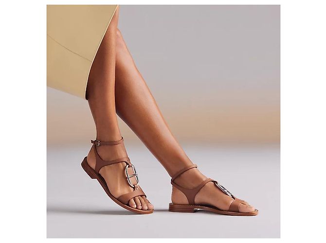 Hermès Damen-Sandalen Gold Golden - Ansicht 3
