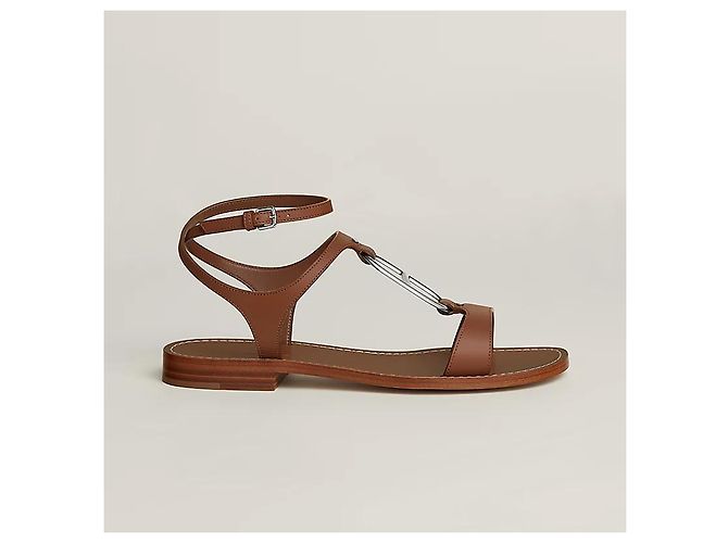 Hermès Damen-Sandalen Gold Golden - Ansicht 4