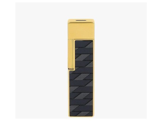 St Dupont Accendino Twigy Monogram Black Gold Nero - vista 6