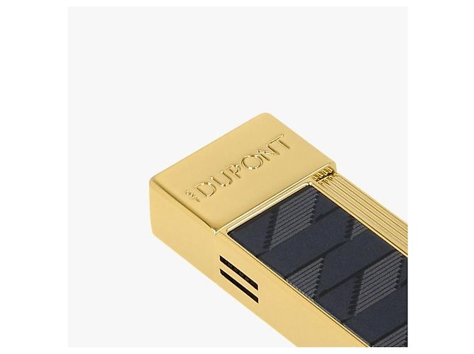 St Dupont Accendino Twigy Monogram Black Gold Nero - vista 7