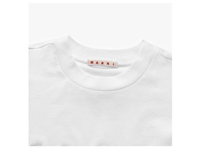 Marni Kurzes T-Shirt mit kurzen Ärmeln Schwarz - Ansicht 6