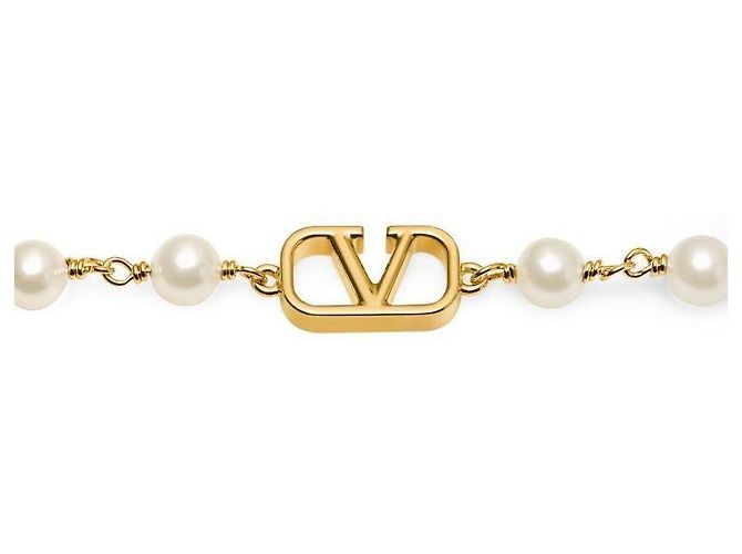 Valentino Armband mit Perlen-Logo - Ansicht 5