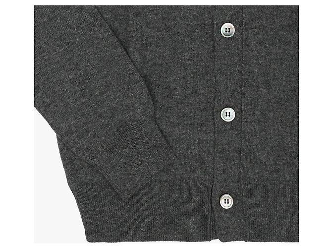 Comme Des Garcons Cardigan Play Gold Heart Patch Schwarz - Ansicht 8
