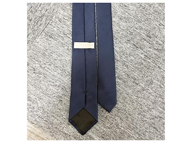 Dior Silk Tie Navy Blue - view 3