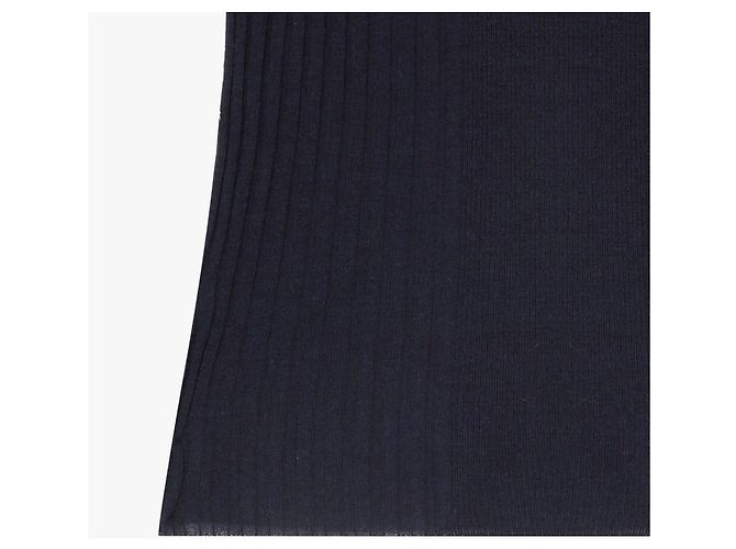 Miu Miu Strick-Polo aus Rippstrick-Wolle für Damen Schwarz - Ansicht 8